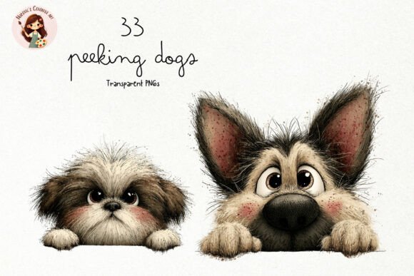 Download Peeking Dogs PNG Clipart - Premium Resources